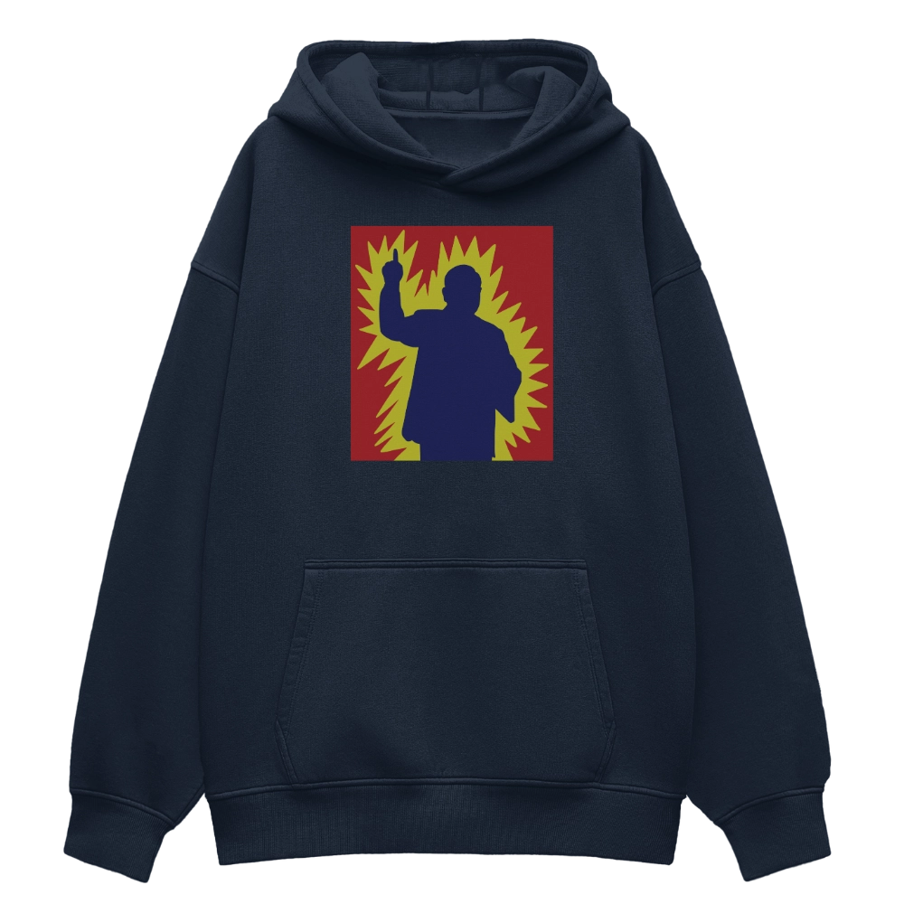 Saheb and His Fire Hoodie